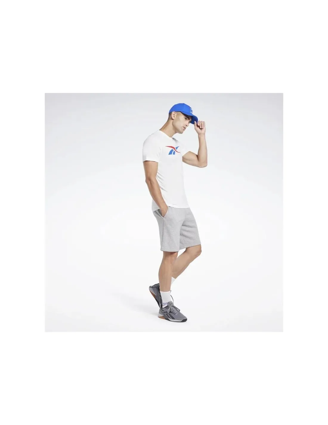 Camiseta Reebok Graphic Series Vector Hombre Blanco