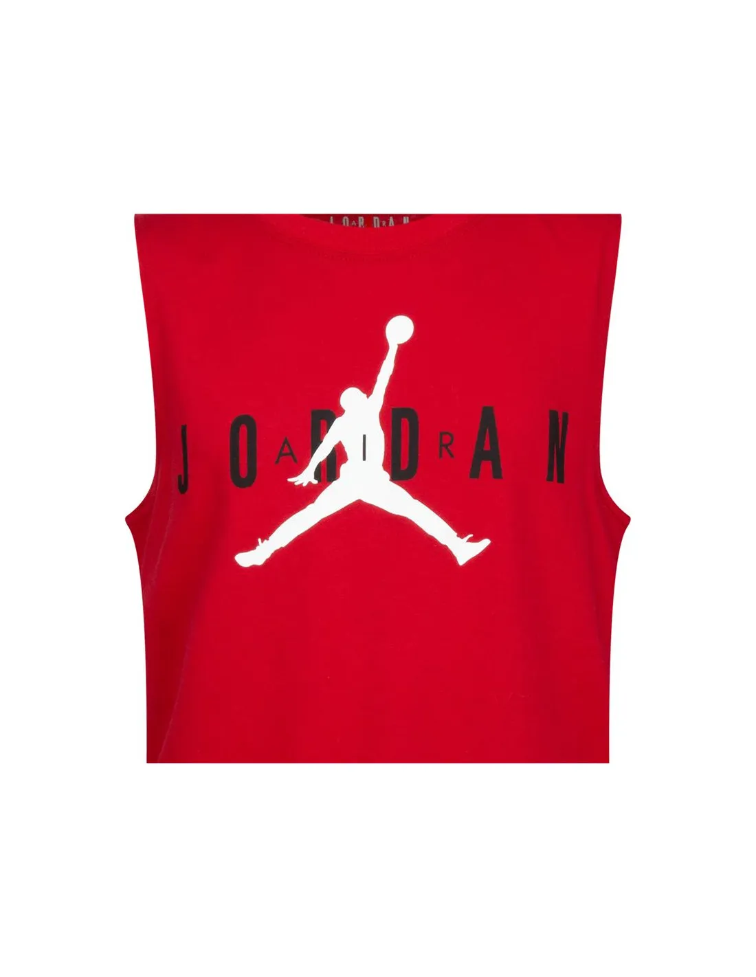 Camiseta sin mangas Nike Jordan Rojo Infantil
