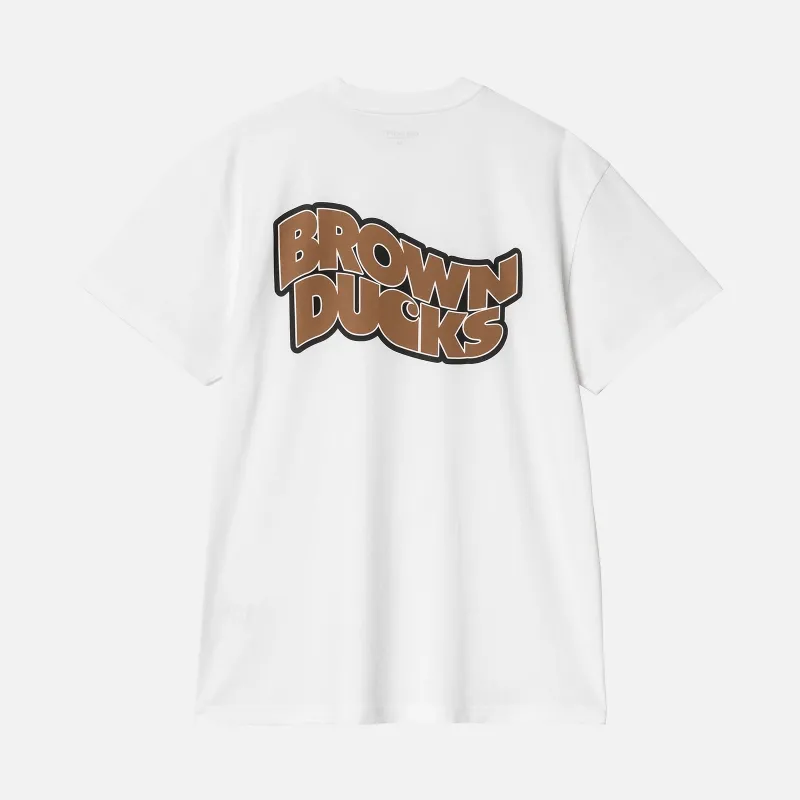 CAMISETAS CARHARTT WIP BROWN DUCKS TSHIRT I033980.02.XX
