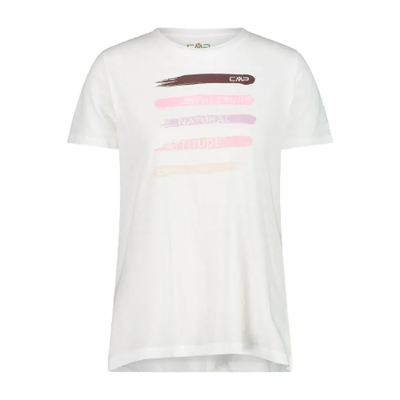 CAMPAGNOLO WOMEN'S TSHIRT IN ORGANIC COTTON "WHITE"