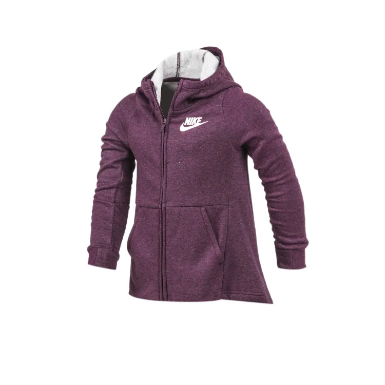 Campera Con Capucha Nike Niño Violeta