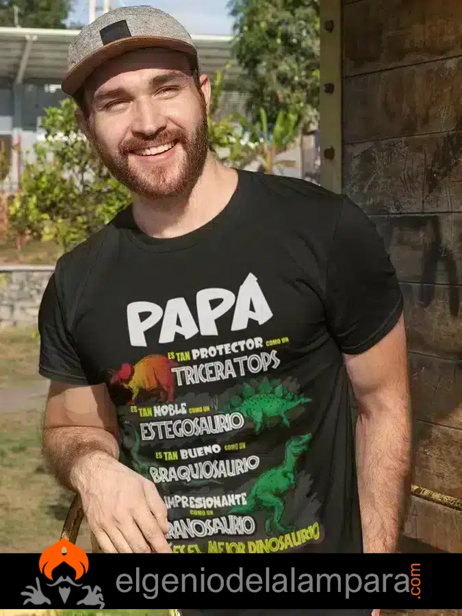 Camsieta dinosaurios dia del padre