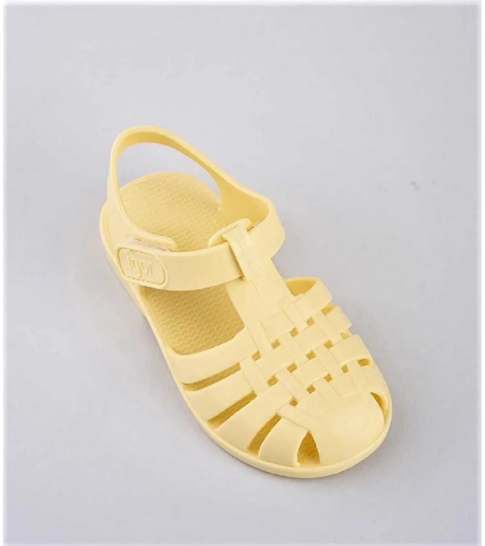 CANGREJERA PLAYA IGOR VELCRO CLÁSICA AMARILLO VAINILLA