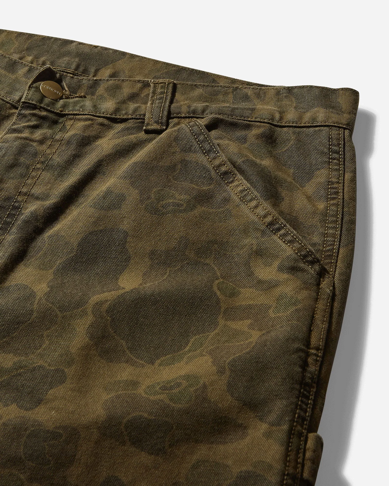 Carhartt WIP Duck Single Knee Pants Camo Duck Green / Office Green