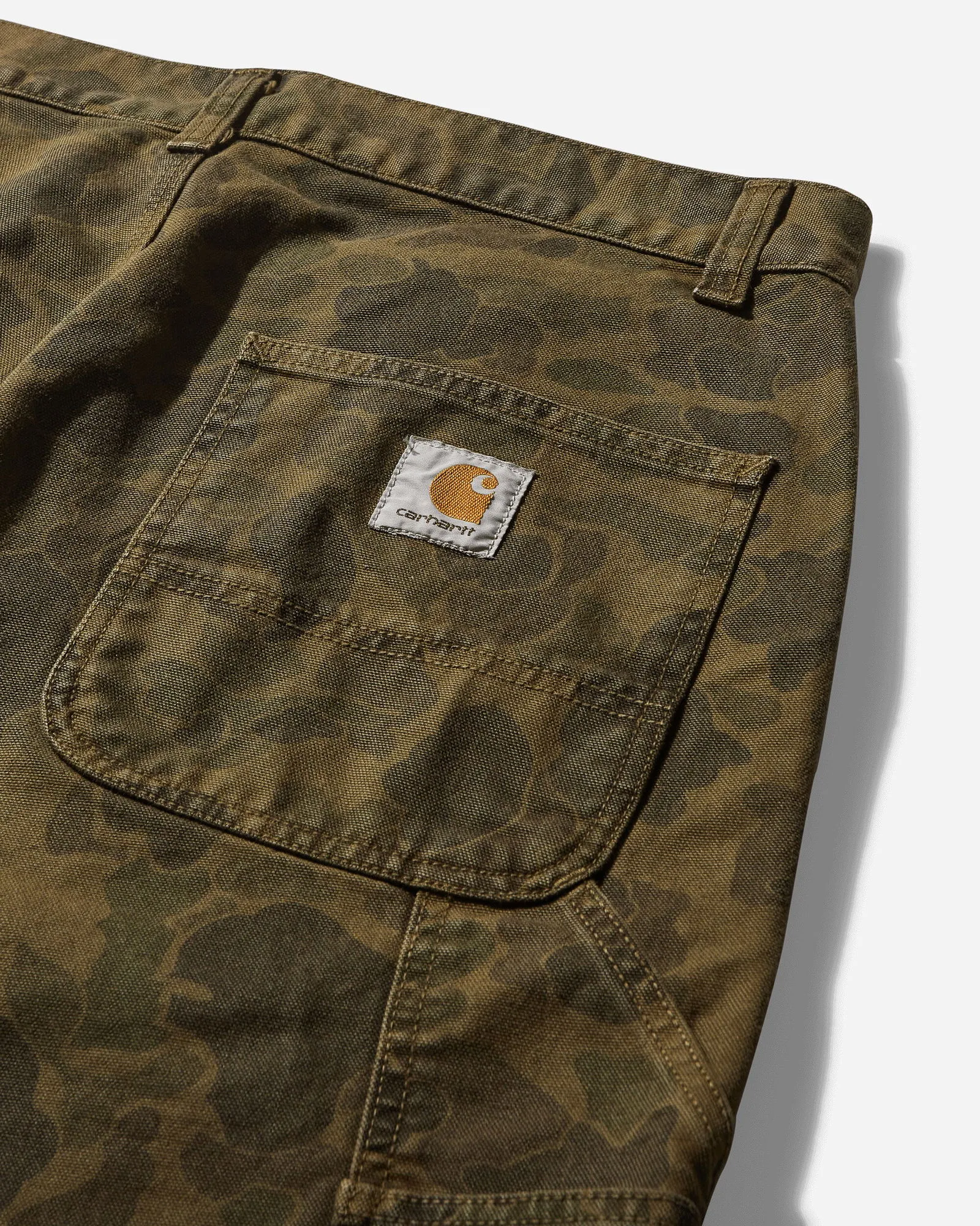Carhartt WIP Duck Single Knee Pants Camo Duck Green / Office Green