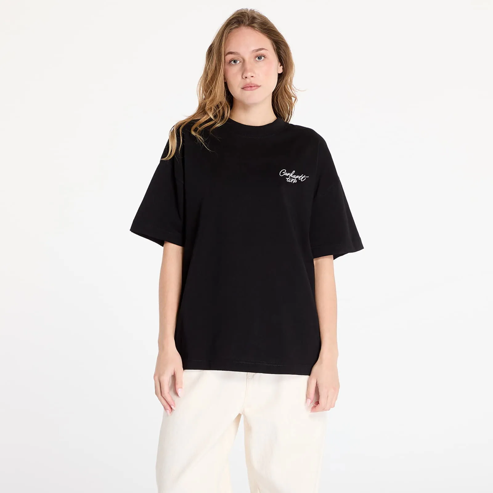 CARHARTT WIP TSHIRT S/S SIGNATURE SCRIPT TSHIRT UNISEX BLACK/ WAX L