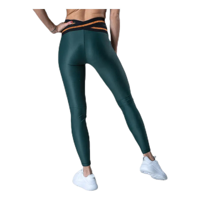 Casall Fearless High Waist 7/8 Tights Green