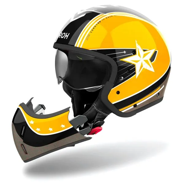 Casco Airoh J 110 Command Yellow 