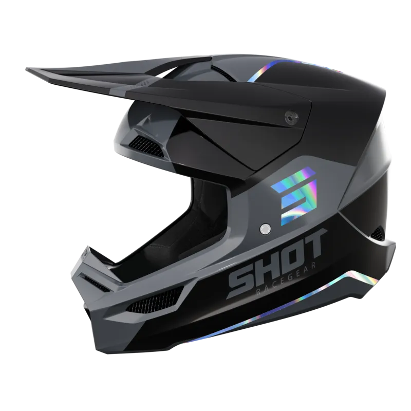 Casco de Cross Shot Furious Bolt Holográfico