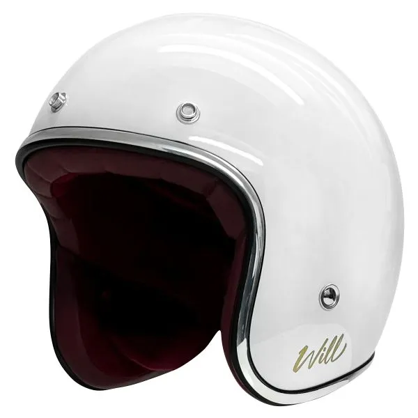 Casco Everone Will Shiny White 