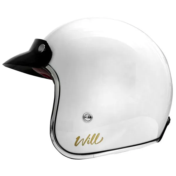 Casco Everone Will Shiny White 