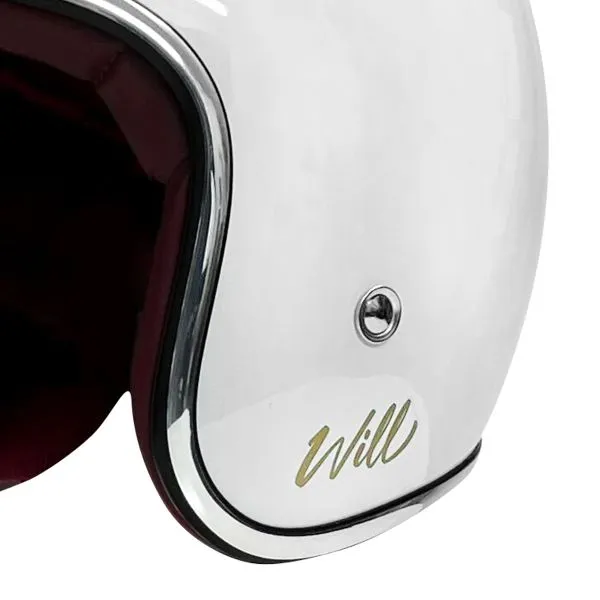 Casco Everone Will Shiny White 