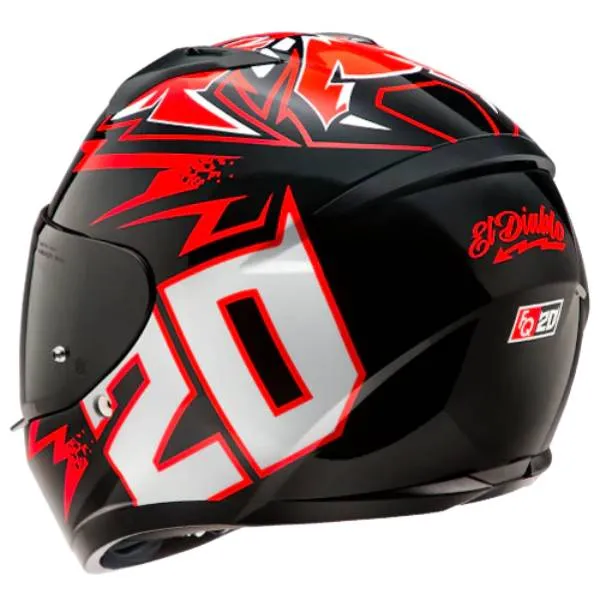 Casco HJC C10 Diablo Máscara Quartararo 