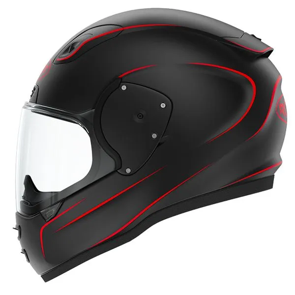 Casco Roof RO200 Neon Mat Black Red 