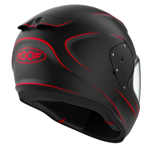 Casco Roof RO200 Neon Mat Black Red 