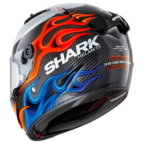 CASCO SHARK RACER PRO CARBON LORENZO 2019 DBR 