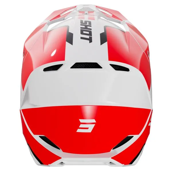 Casco SHOT Furious Bolt Red Glossy 