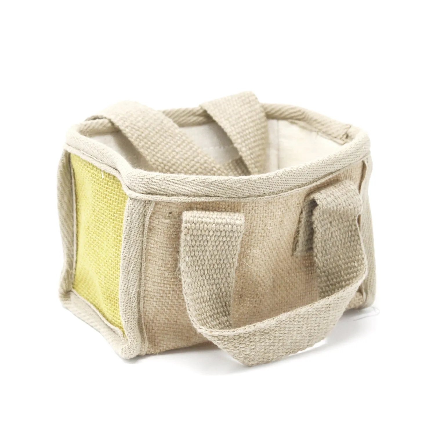 Cesta pequea YUTE AMARILLO