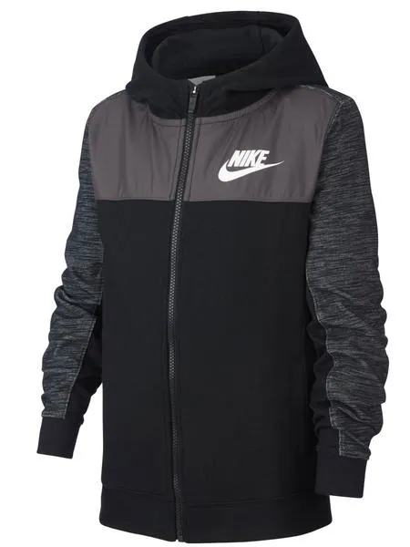 chaqueta nike negro niño