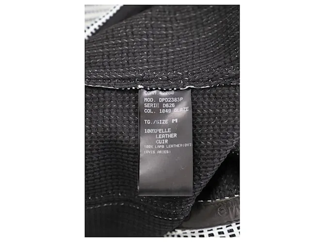 Chaqueta Perforada Drome de Cuero Gris 