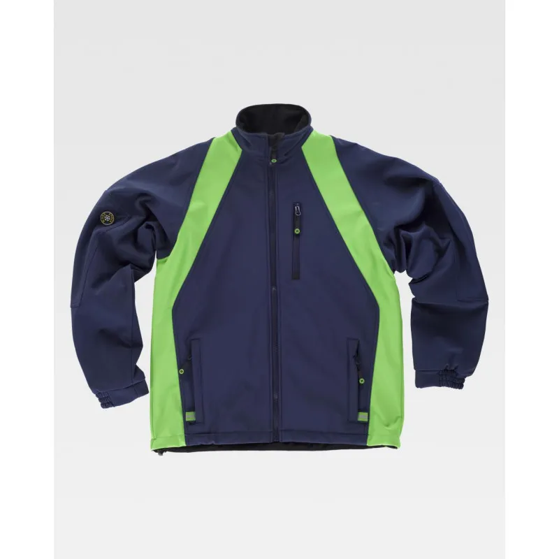 Chaqueta Workshell combinada con refuerzo en codos WORKTEAM Future WF1640