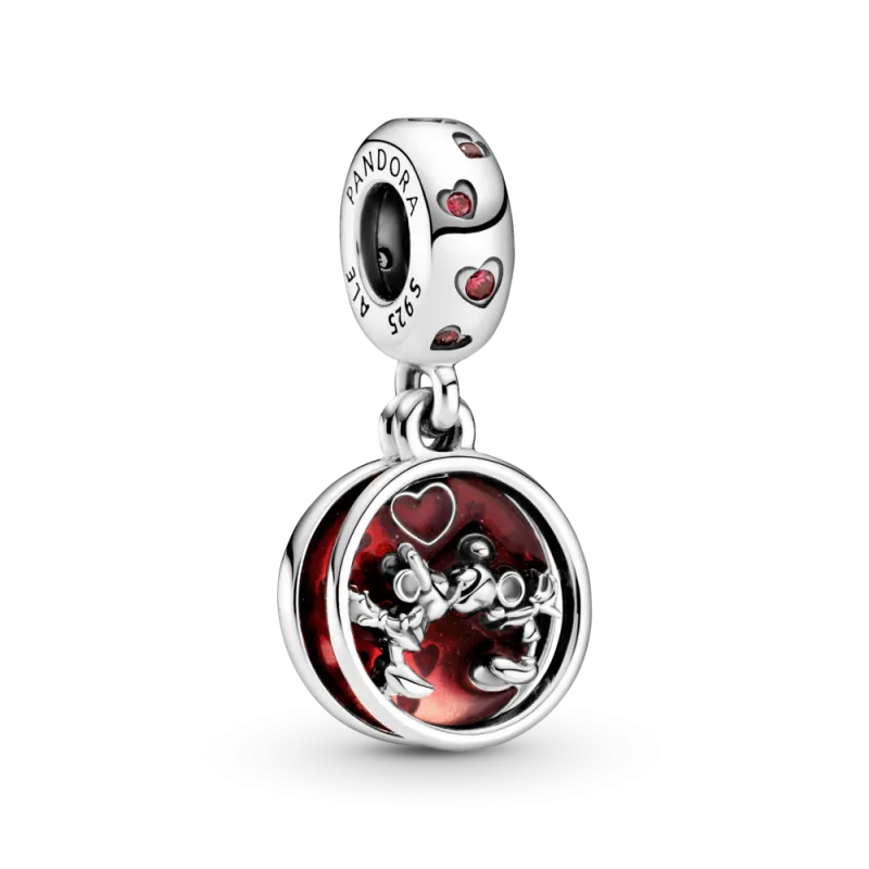 Charm Colgante plata Amor y Besos Mickey y Minnie Disney 799298C01
