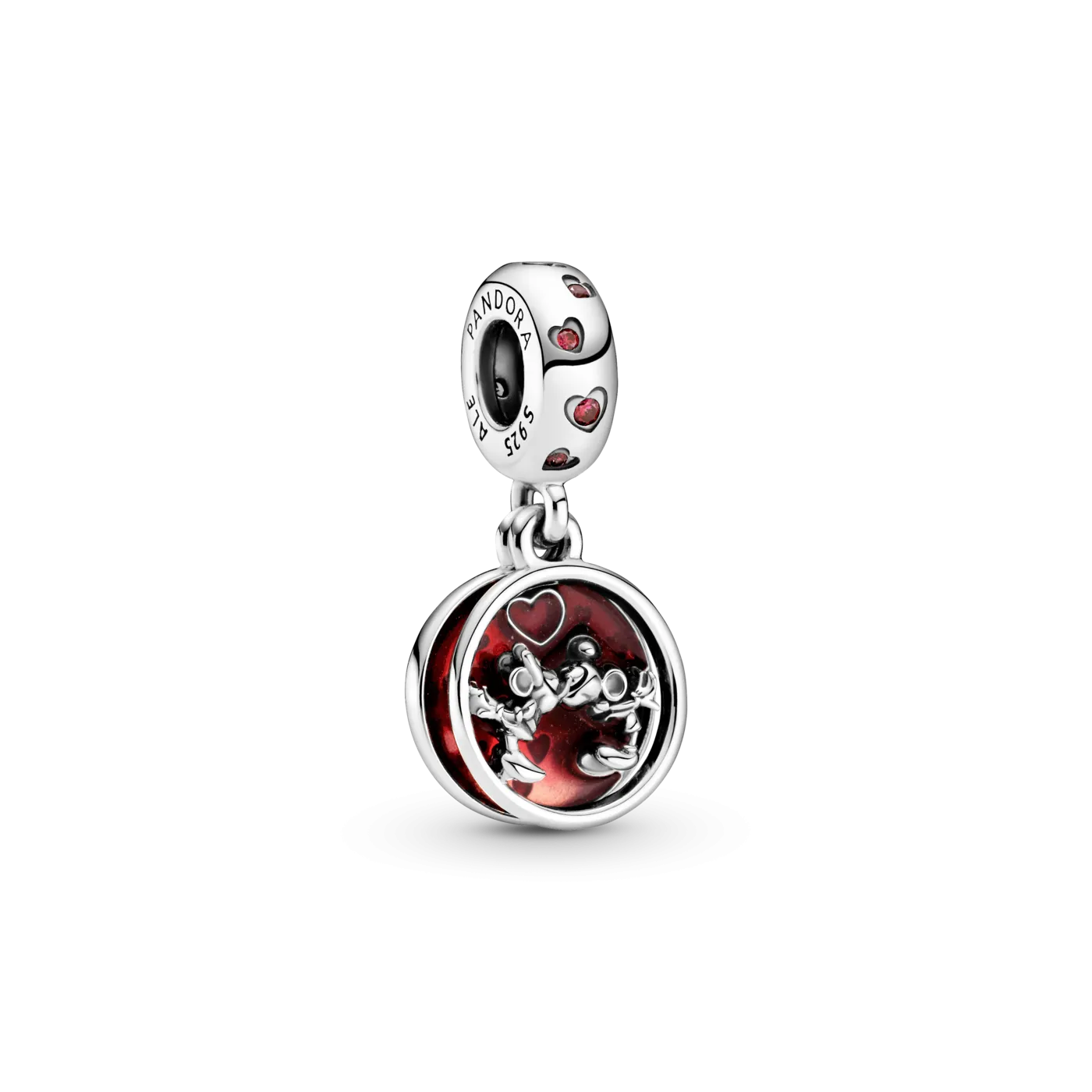 Charm Colgante plata Amor y Besos Mickey y Minnie Disney 799298C01
