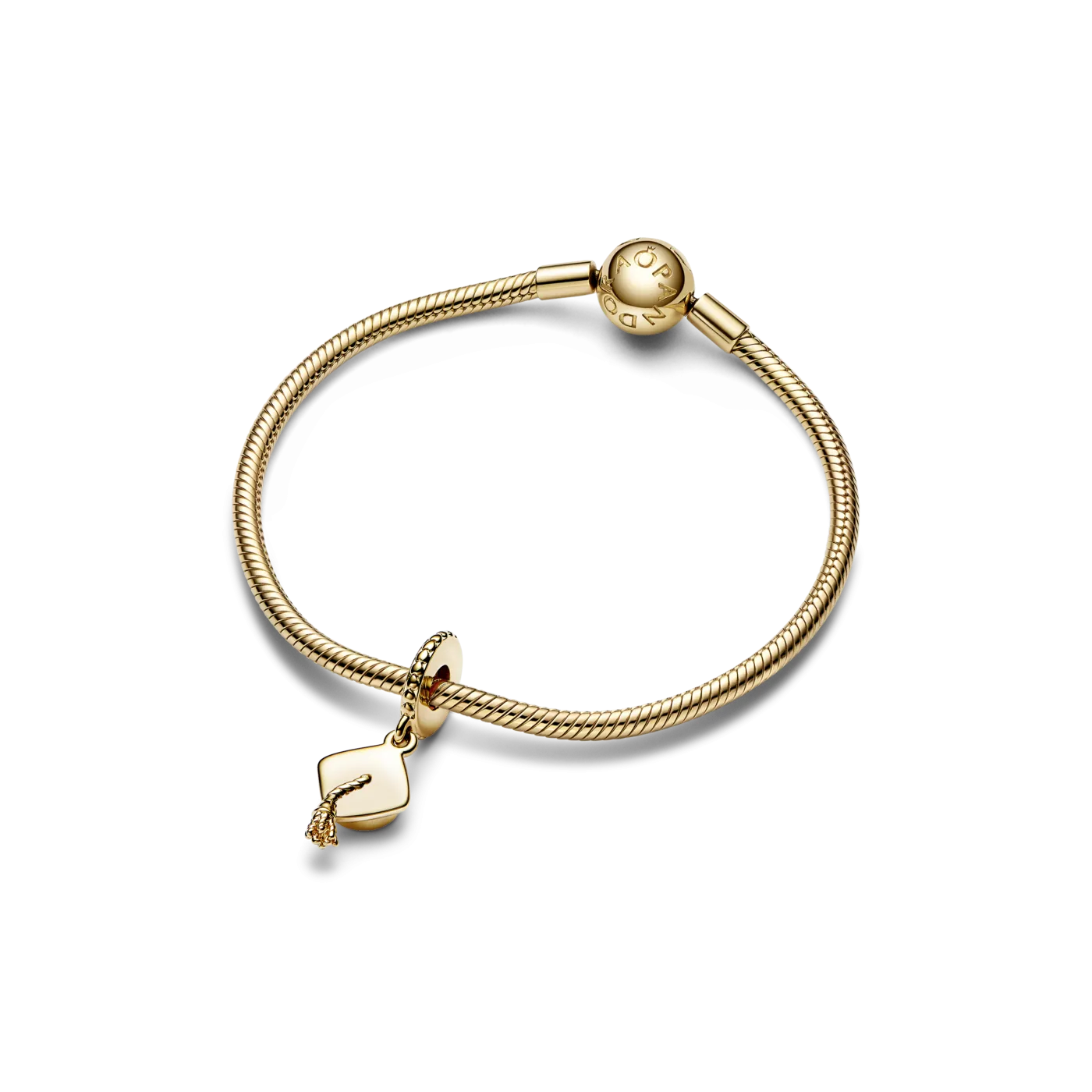 Charm Pandora Colgante dorado Birrete Graduación 761892C00