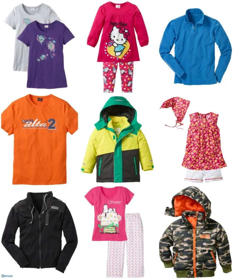CHILDREN MIX RETAIL OUTLET  LOTE MIXTO DE ROPA PARA NIñOS