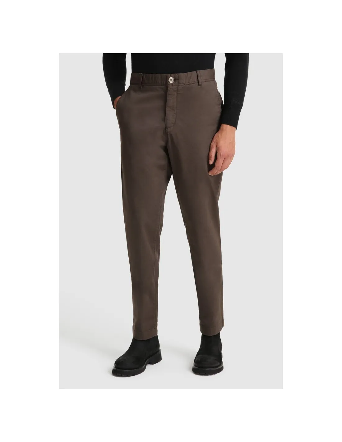 Chino Elástico Dark Green