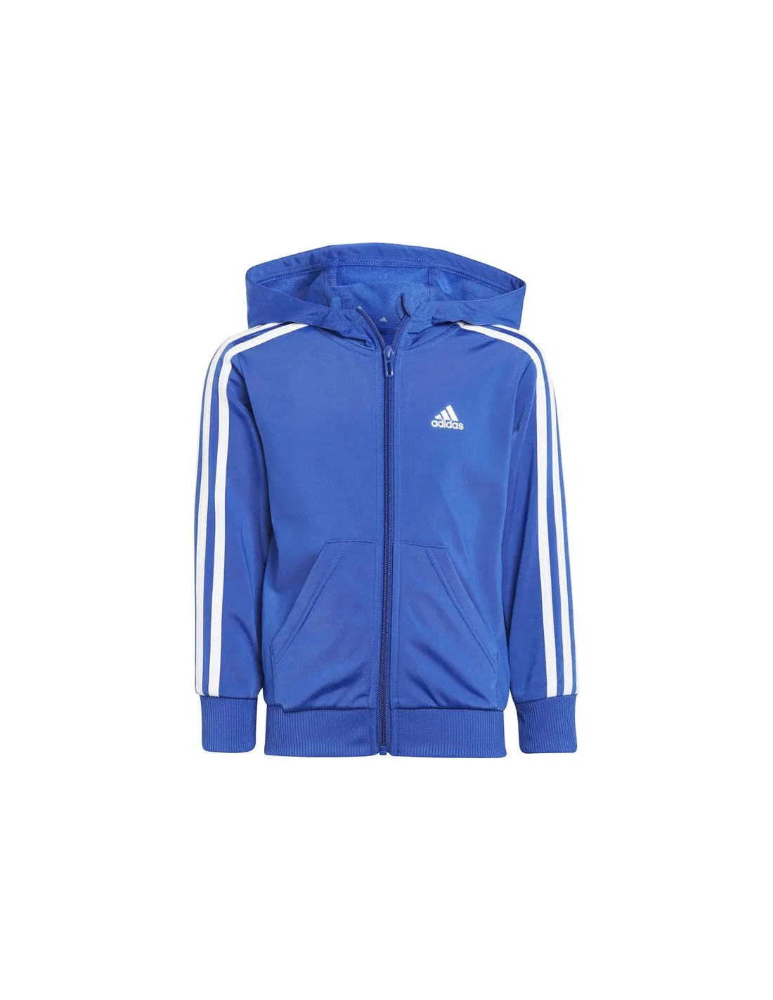Chándal adidas 3 Bandas Shiny Infantil Azul