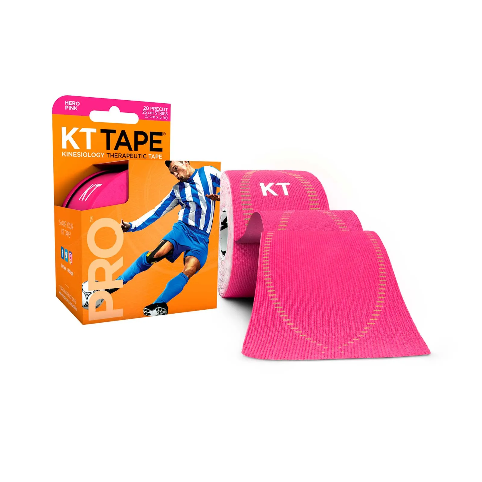 Cinta kinesiológica KT Tape Pro precortada
