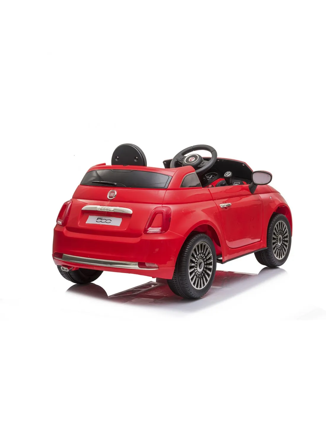 Coche eléctrico radio control Fiat 500 rojo