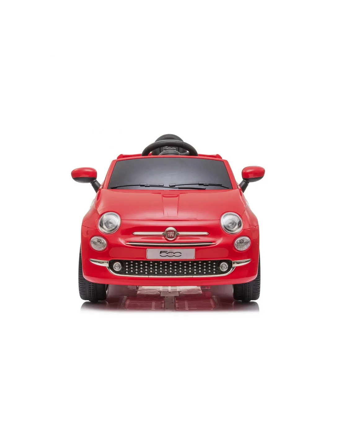 Coche eléctrico radio control Fiat 500 rojo