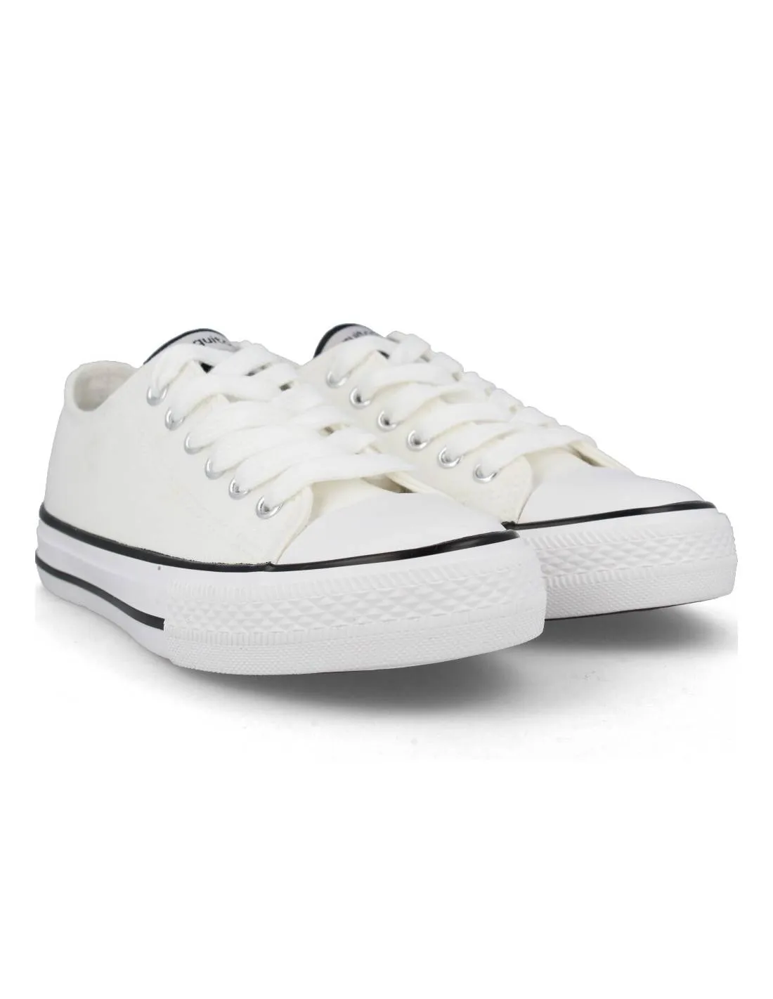 CONGUITOS  BASKET BAJA KIDS LONA BLANCO