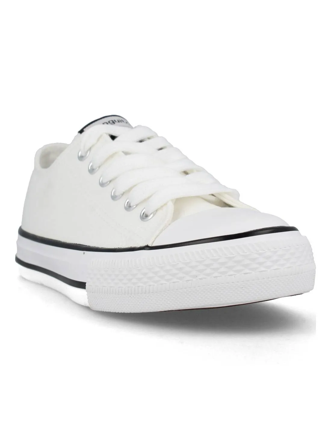 CONGUITOS  BASKET BAJA KIDS LONA BLANCO