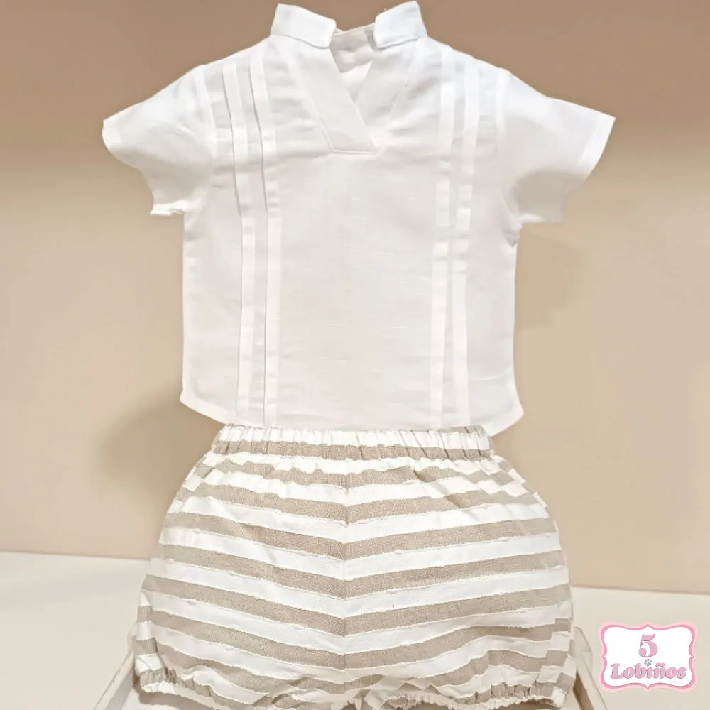 CONJUNTO BEBÉ  NIÑO CHIC Coco Acqua