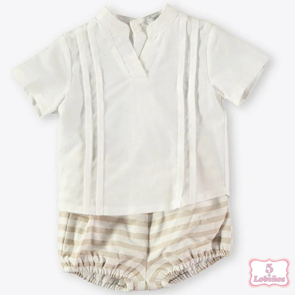 CONJUNTO BEBÉ  NIÑO CHIC Coco Acqua