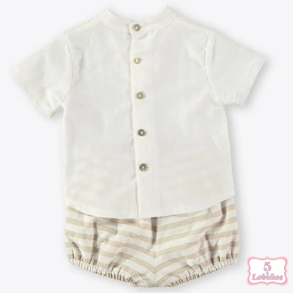 CONJUNTO BEBÉ  NIÑO CHIC Coco Acqua