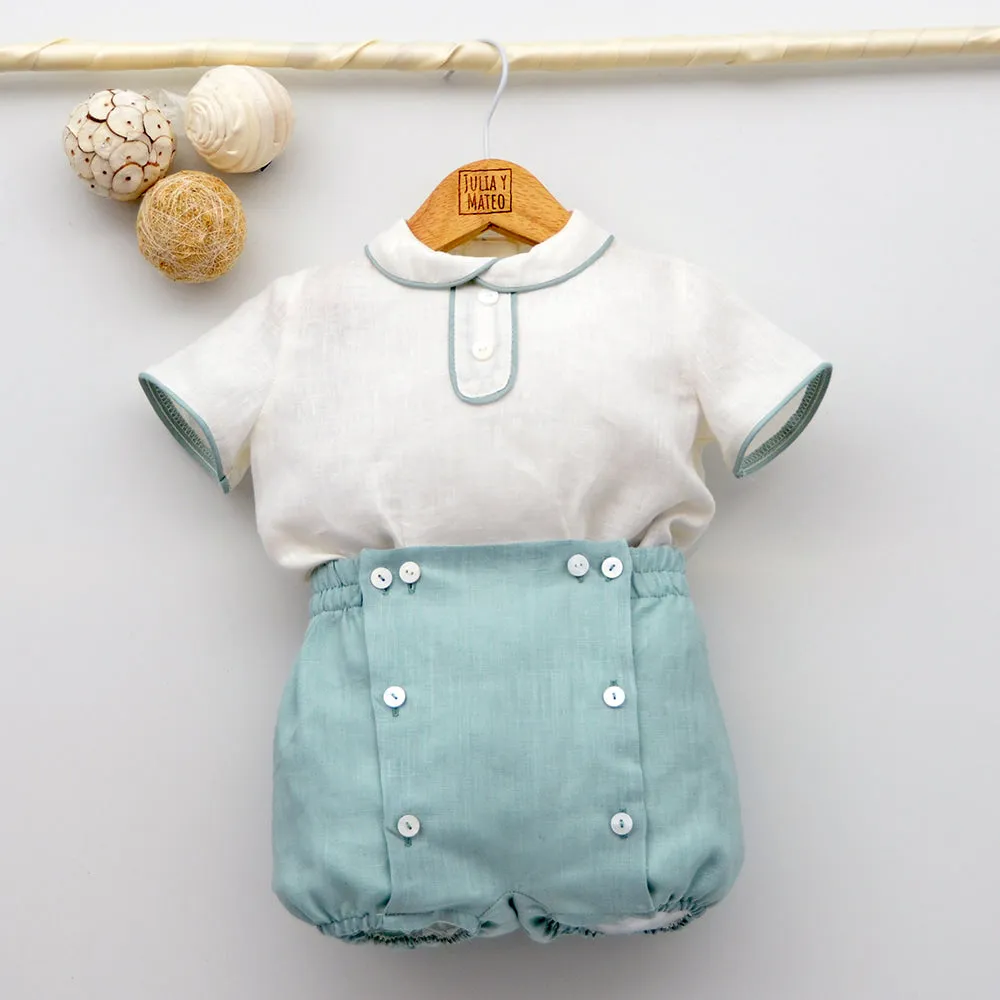 Conjunto bebé lino Beatriz