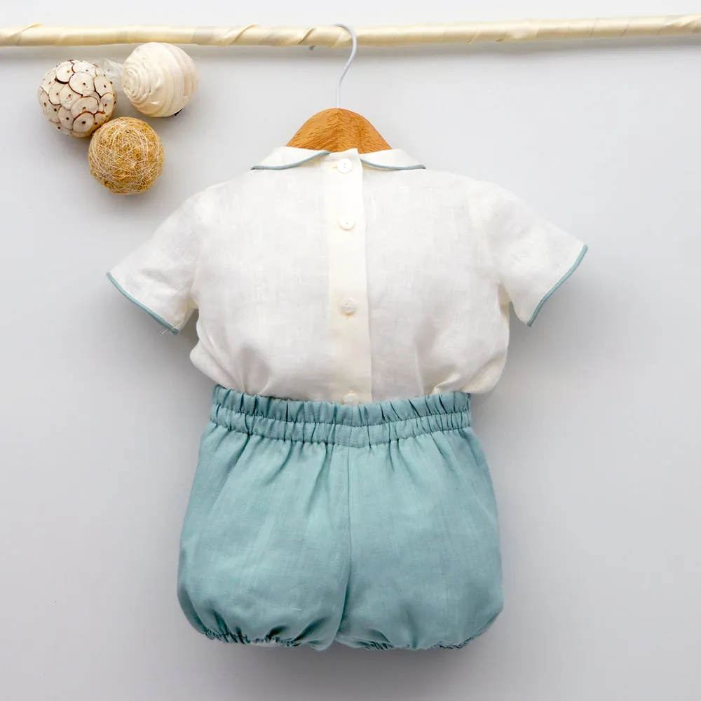 Conjunto bebé lino Beatriz