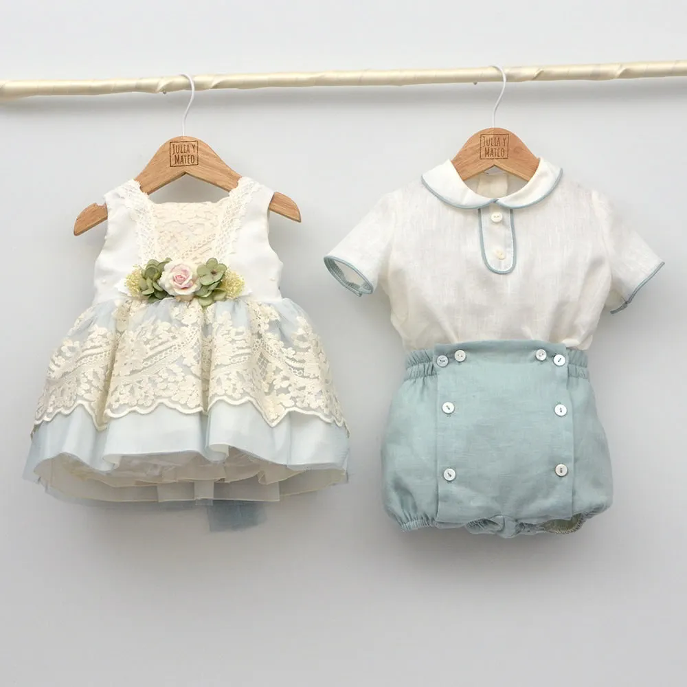 Conjunto bebé lino Beatriz