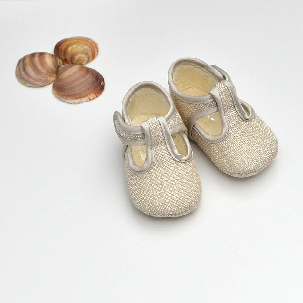 Conjunto bebé lino Leo con pajarita