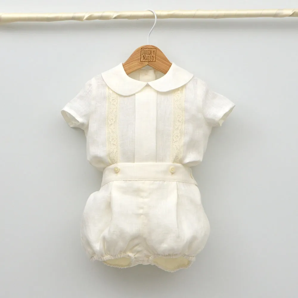 Conjunto bebé lino Martín