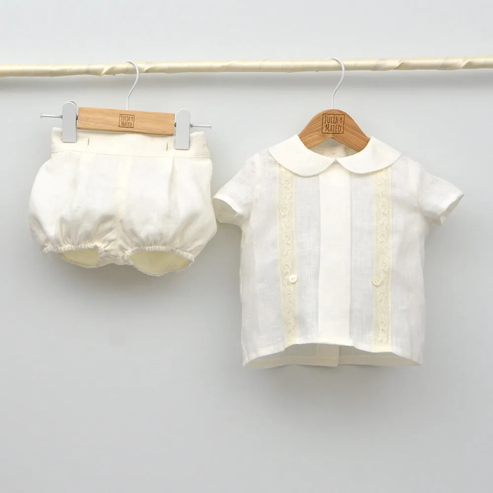 Conjunto bebé lino Martín