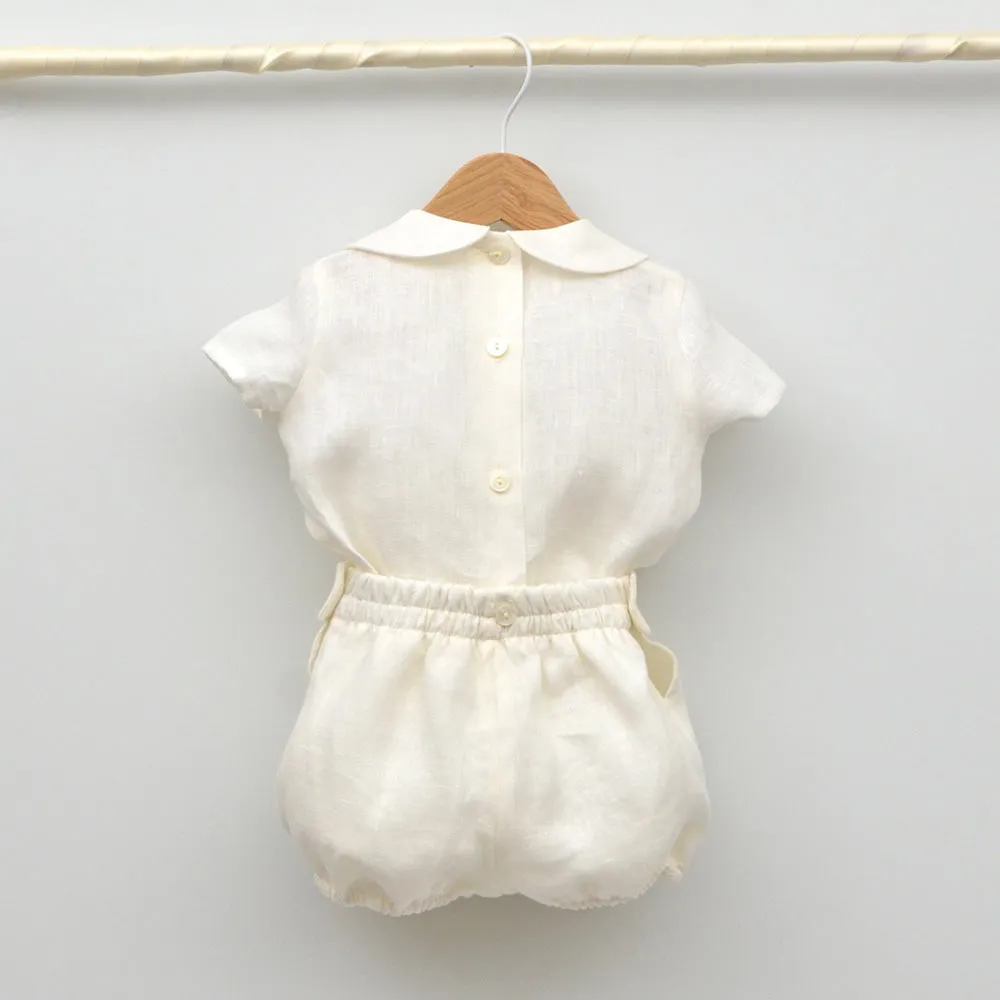 Conjunto bebé lino Martín