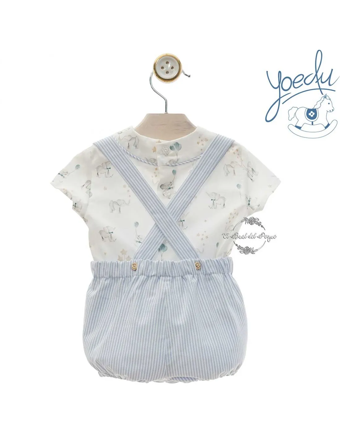 Conjunto Bebé Niño Celeste Yoedu Familia Arenilla