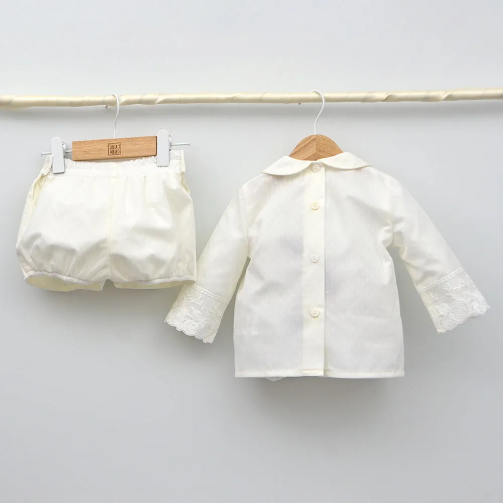 Conjunto bebé Pilar manga larga