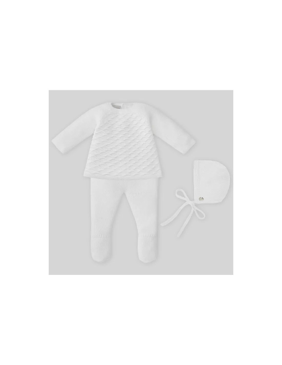 CONJUNTO BEBé REGALO OI 2324 DE PAZ RODRíGUEZ 3 PIEZAS