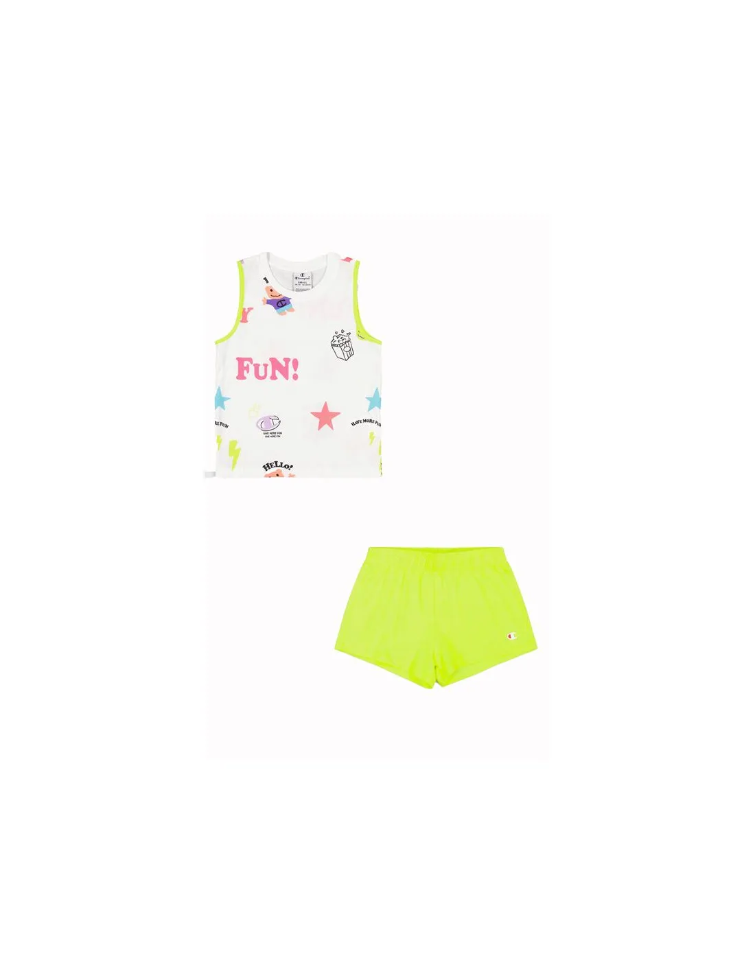 Conjunto Champion Set Blanco Niña